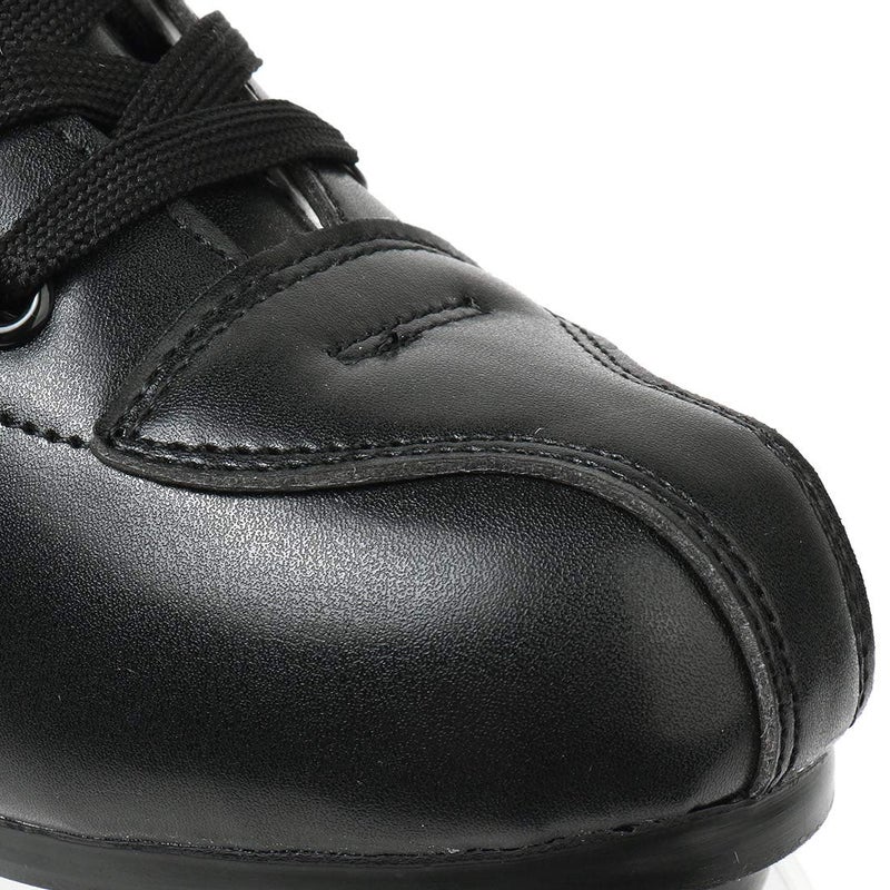 XUDREZ Classic Roller Skates High-Top Double-Row Leather Roller Skates for Women and Men (Black, M:8.5 W:10) - Image 5